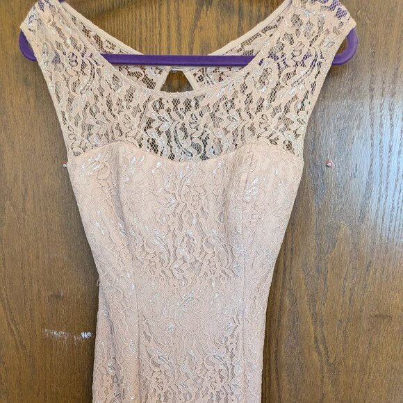 Lace Cut-Out Dress - Picture 1 of 4